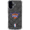 NBA Phoenix Suns Dark Rust iPhone 16 Clear Case