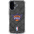 NBA Phoenix Suns Dark Rust iPhone 16 Clear Case