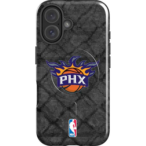 NBA Phoenix Suns Dark Rust iPhone 16 Magsafe Impact Case