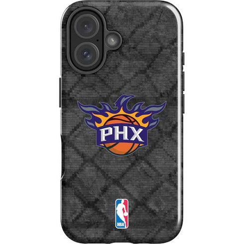 NBA Phoenix Suns Dark Rust iPhone 16 Plus Impact Case