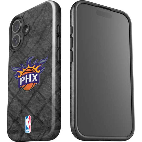 NBA Phoenix Suns Dark Rust iPhone 16 Plus Impact Case