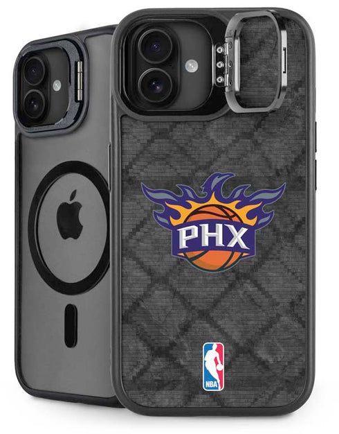 NBA Phoenix Suns Dark Rust iPhone 16 Plus Kickstand Case