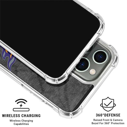 NBA Phoenix Suns Dark Rust iPhone 16 Pro Max Clear Case