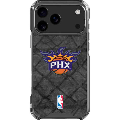 NBA Phoenix Suns Dark Rust iPhone 18 Pro Max Clear Case