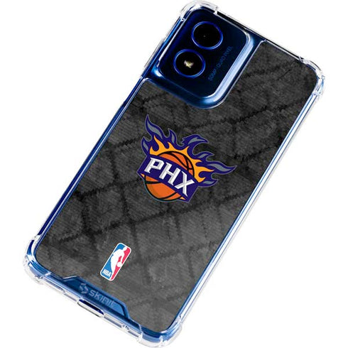 NBA Phoenix Suns Dark Rust Moto G 5G (2024) Clear Case
