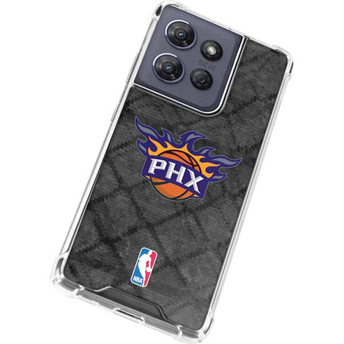 NBA Phoenix Suns Dark Rust Moto G Power 5G (2025) Clear Case