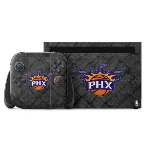 NBA Phoenix Suns Dark Rust Nintendo Switch 2 (2025) with Joy-Con Skin