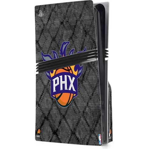 NBA Phoenix Suns Dark Rust PS5 Pro Disk Console Skin