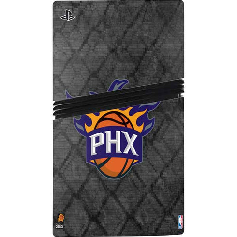 NBA Phoenix Suns Dark Rust PS5 Pro Disk Console Skin