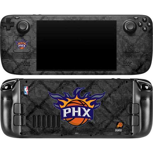 NBA Phoenix Suns Dark Rust Steam Deck Handheld Gaming Computer OLED Skin