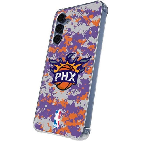 NBA Phoenix Suns Digi Camo Galaxy A35 5G Clear Case