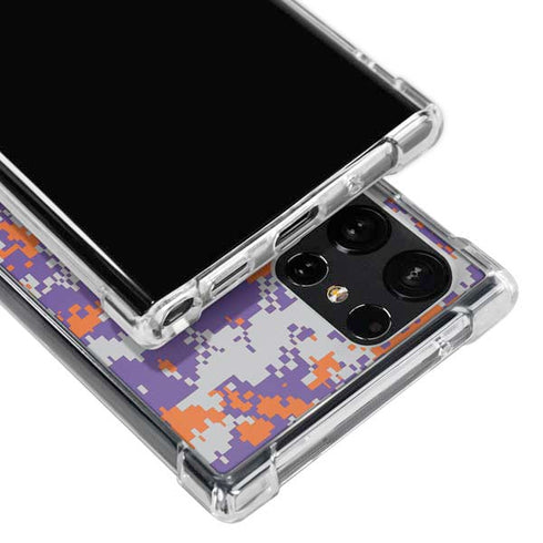 NBA Phoenix Suns Digi Camo Galaxy S23 Ultra Clear Case