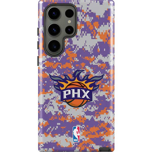 NBA Phoenix Suns Digi Camo Galaxy S23 Ultra Pro Case