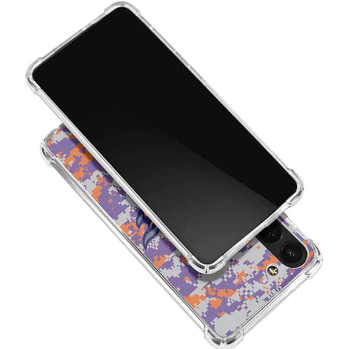 NBA Phoenix Suns Digi Camo Galaxy S24 FE Clear Case