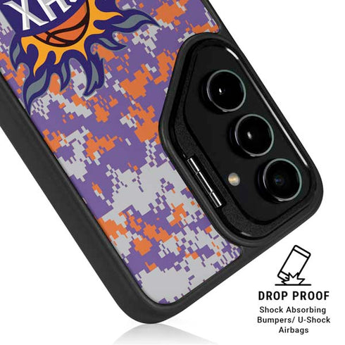 NBA Phoenix Suns Digi Camo Galaxy S25 Kickstand Case