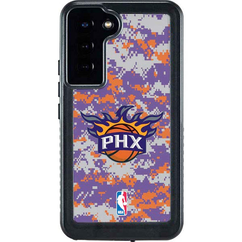 NBA Phoenix Suns Digi Camo Galaxy S24 Plus Waterproof Case