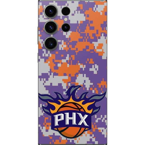 NBA Phoenix Suns Digi Camo Galaxy S24 Ultra Skin