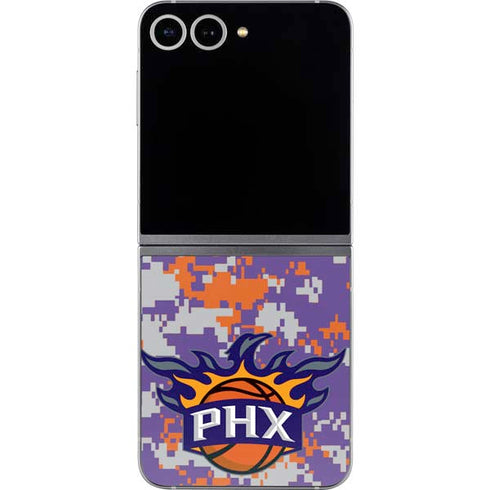 NBA Phoenix Suns Digi Camo Galaxy Z Flip6 Skin