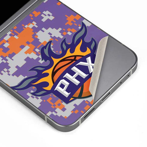 NBA Phoenix Suns Digi Camo Galaxy Z Flip6 Skin