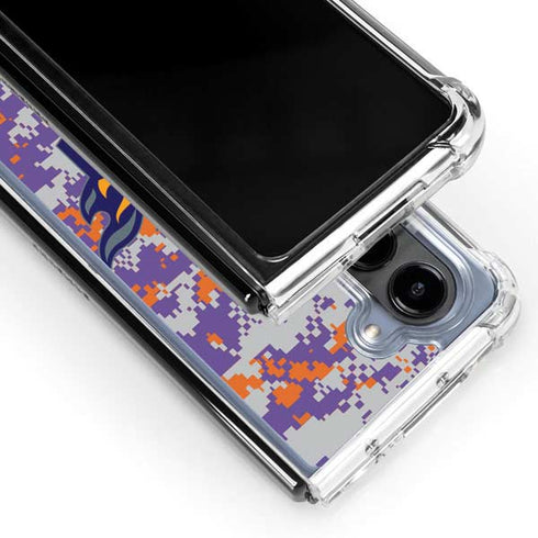 NBA Phoenix Suns Digi Camo Galaxy Z Fold5 5G Clear Case