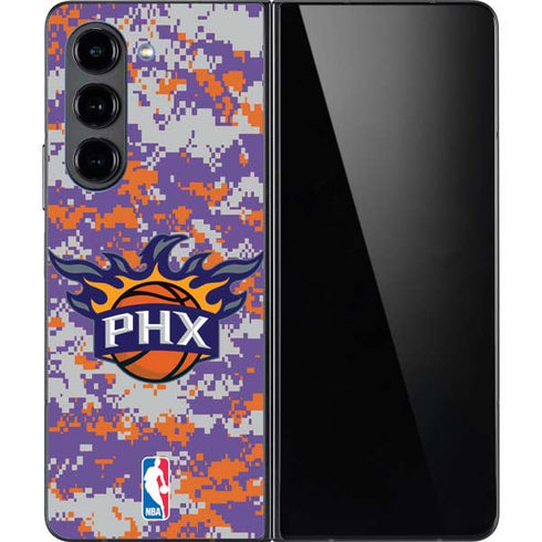 NBA Phoenix Suns Digi Camo Galaxy Z Fold5 5G Skin