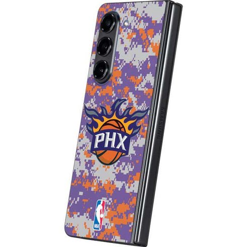 NBA Phoenix Suns Digi Camo Galaxy Z Fold5 5G Skin