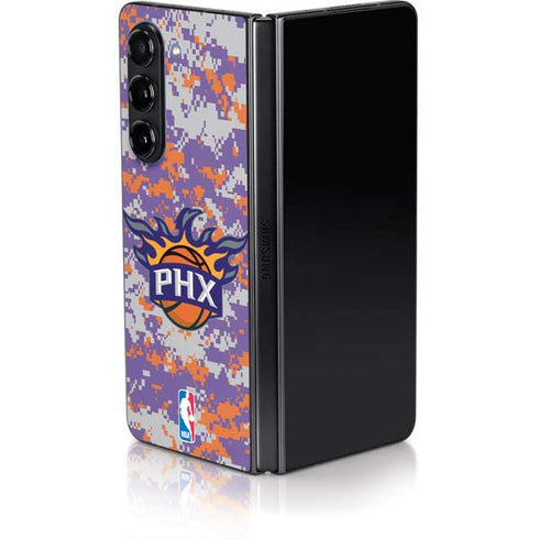 NBA Phoenix Suns Digi Camo Galaxy Z Fold5 5G Skin