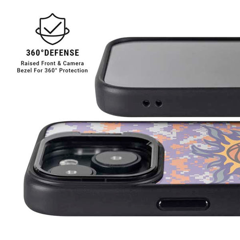 NBA Phoenix Suns Digi Camo iPhone 15 Kickstand Case