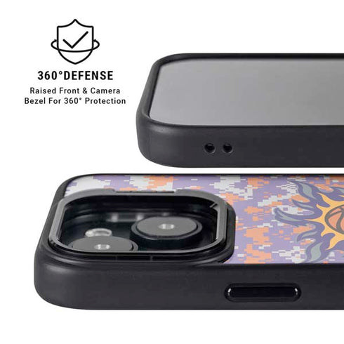 NBA Phoenix Suns Digi Camo iPhone 15 Plus Kickstand Case