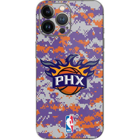 NBA Phoenix Suns Digi Camo iPhone 15 Pro Max Skin