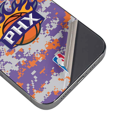 NBA Phoenix Suns Digi Camo iPhone 15 Pro Max Skin
