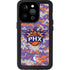 NBA Phoenix Suns Digi Camo iPhone 15 Pro Waterproof Case