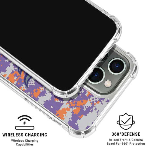NBA Phoenix Suns Digi Camo iPhone 16 Pro Max Clear Case