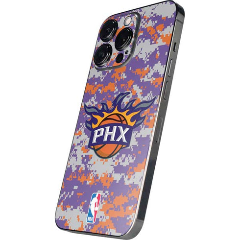 NBA Phoenix Suns Digi Camo iPhone 16 Pro Max Skin