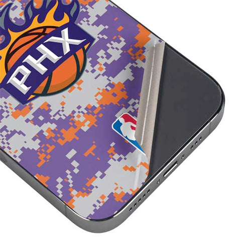NBA Phoenix Suns Digi Camo iPhone 16 Pro Max Skin