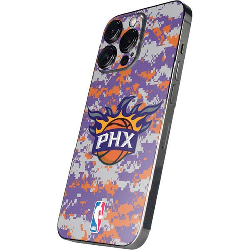 NBA Phoenix Suns Digi Camo iPhone 16 Pro Skin