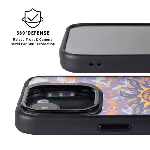 NBA Phoenix Suns Digi Camo iPhone 16e Kickstand Case