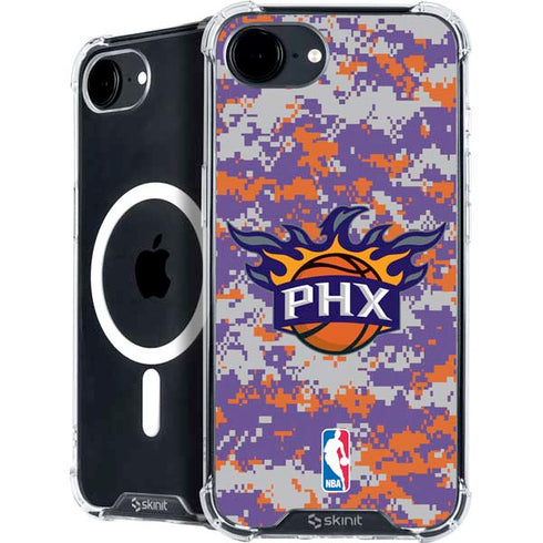 NBA Phoenix Suns Digi Camo iPhone 16e MagSafe Case