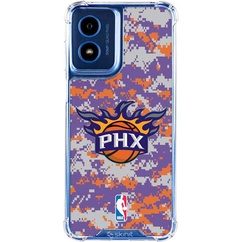 NBA Phoenix Suns Digi Camo Moto G 5G (2024) Clear Case