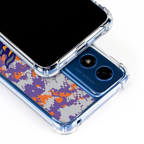 NBA Phoenix Suns Digi Camo Moto G 5G (2024) Clear Case
