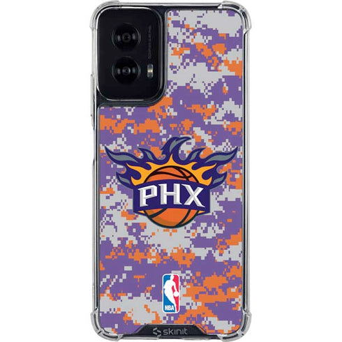 NBA Phoenix Suns Digi Camo Moto G Power 5G (2024) Clear Case