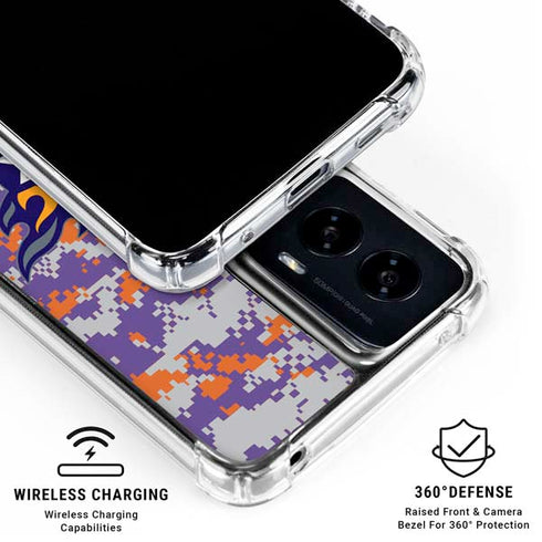 NBA Phoenix Suns Digi Camo Moto G Power 5G (2024) Clear Case