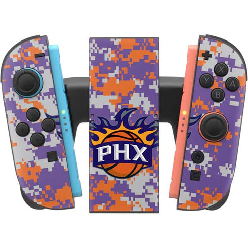 NBA Phoenix Suns Digi Camo Nintendo Switch 2 (2025) Joy-Con Controller Skin