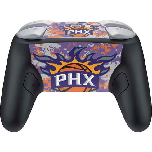 NBA Phoenix Suns Digi Camo Nintendo Switch 2 (2025) Pro Controller Skin