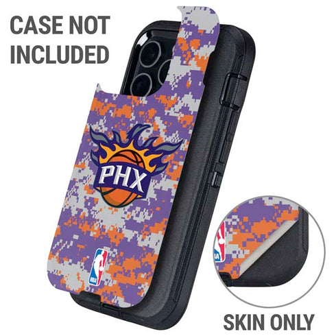 NBA Phoenix Suns Digi Camo Otterbox Defender iPhone Skin
