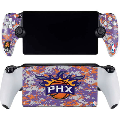 NBA Phoenix Suns Digi Camo PlayStation Portal Remote Player Skin