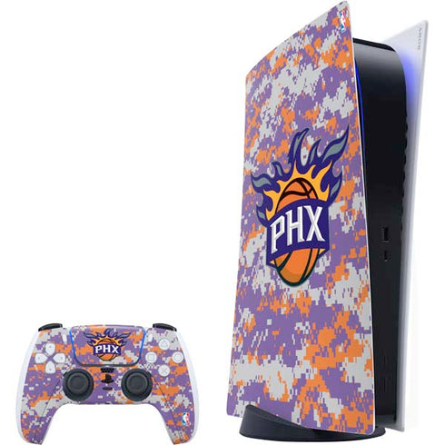 NBA Phoenix Suns Digi Camo PlayStation PS5 Skins