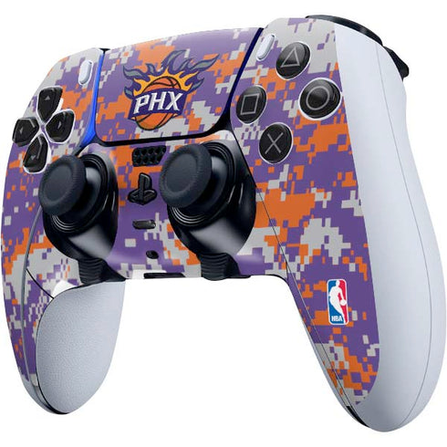 NBA Phoenix Suns Digi Camo PS5 DualSense Edge Pro Controller Skin