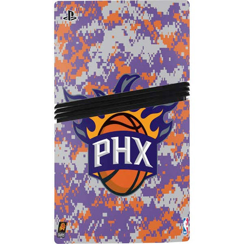 NBA Phoenix Suns Digi Camo PS5 Pro Console Skin