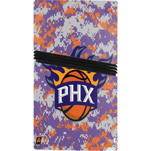 NBA Phoenix Suns Digi Camo PS5 Pro Console Skin